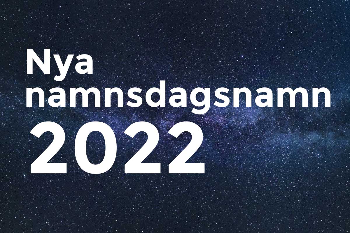 Nya namnsdagsnamn 2020