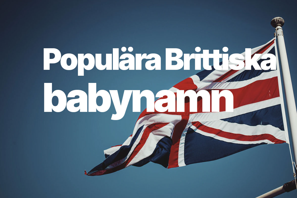 Populära brittiska namn baby