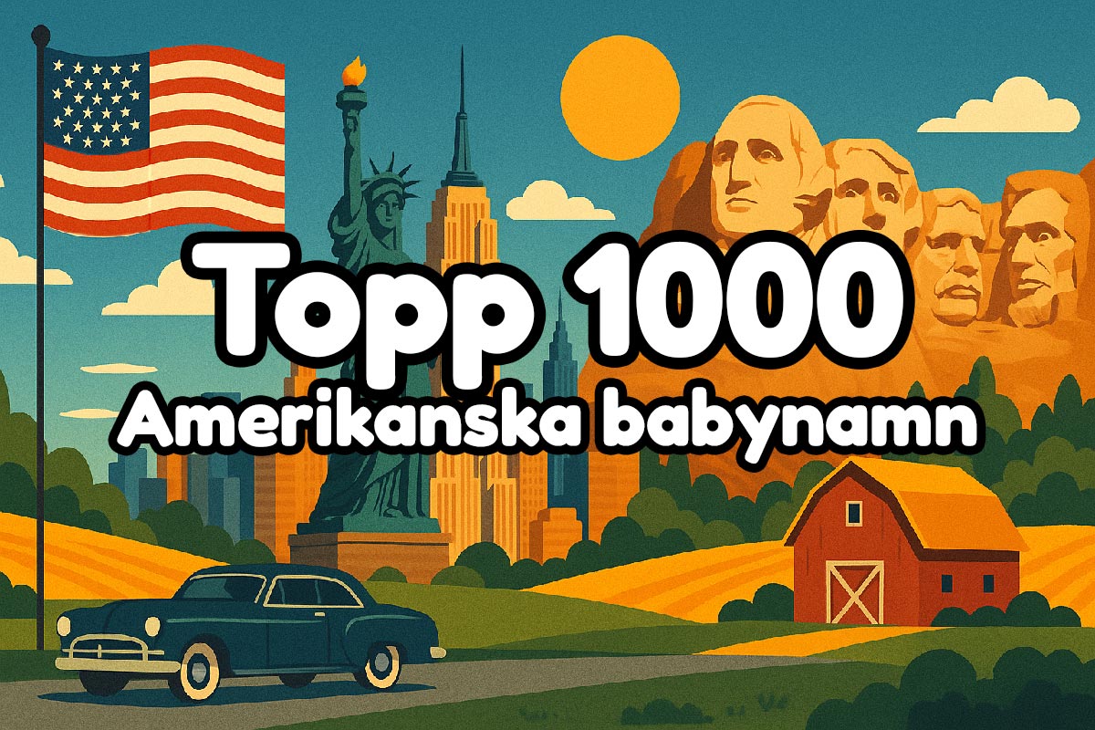 Amerikanska namn - Topplista - topp 1000