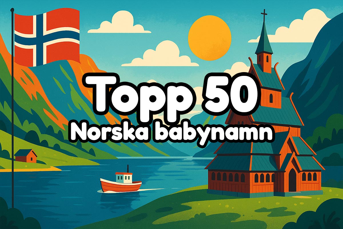 Topp 50 norska babynamn